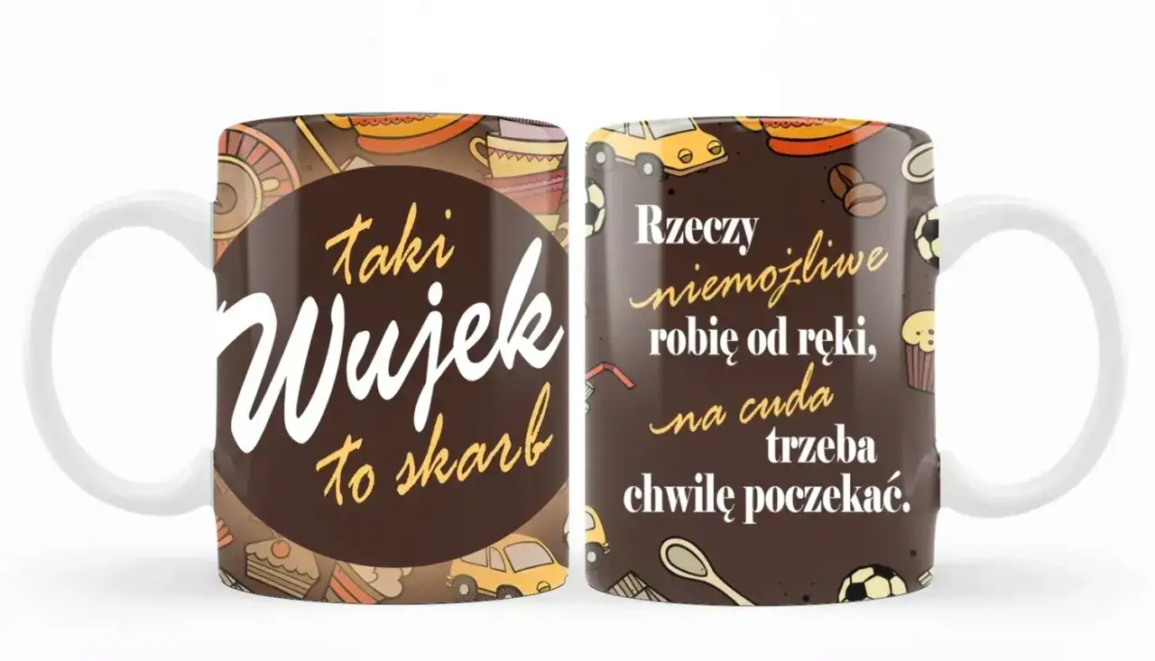Kubek z napisem 